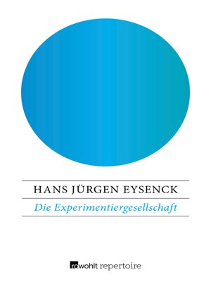 cover image of Die Experimentiergesellschaft
